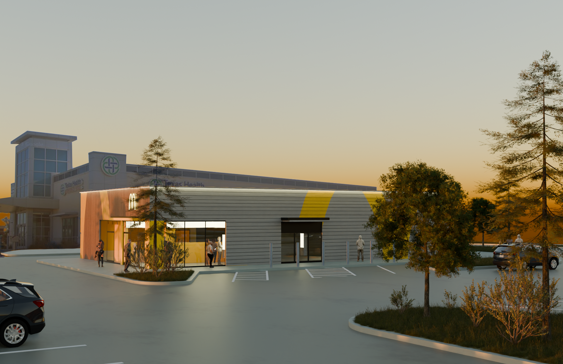 DeSoto commercial development, render five