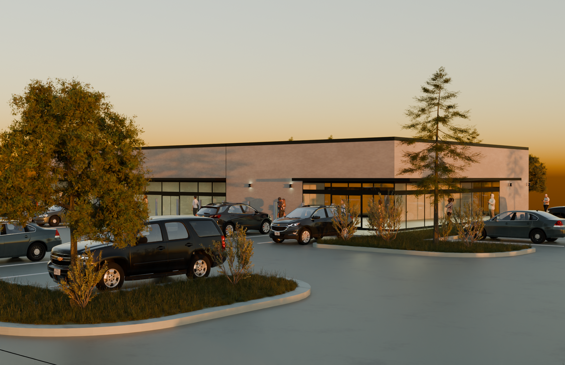 DeSoto commercial development, render six