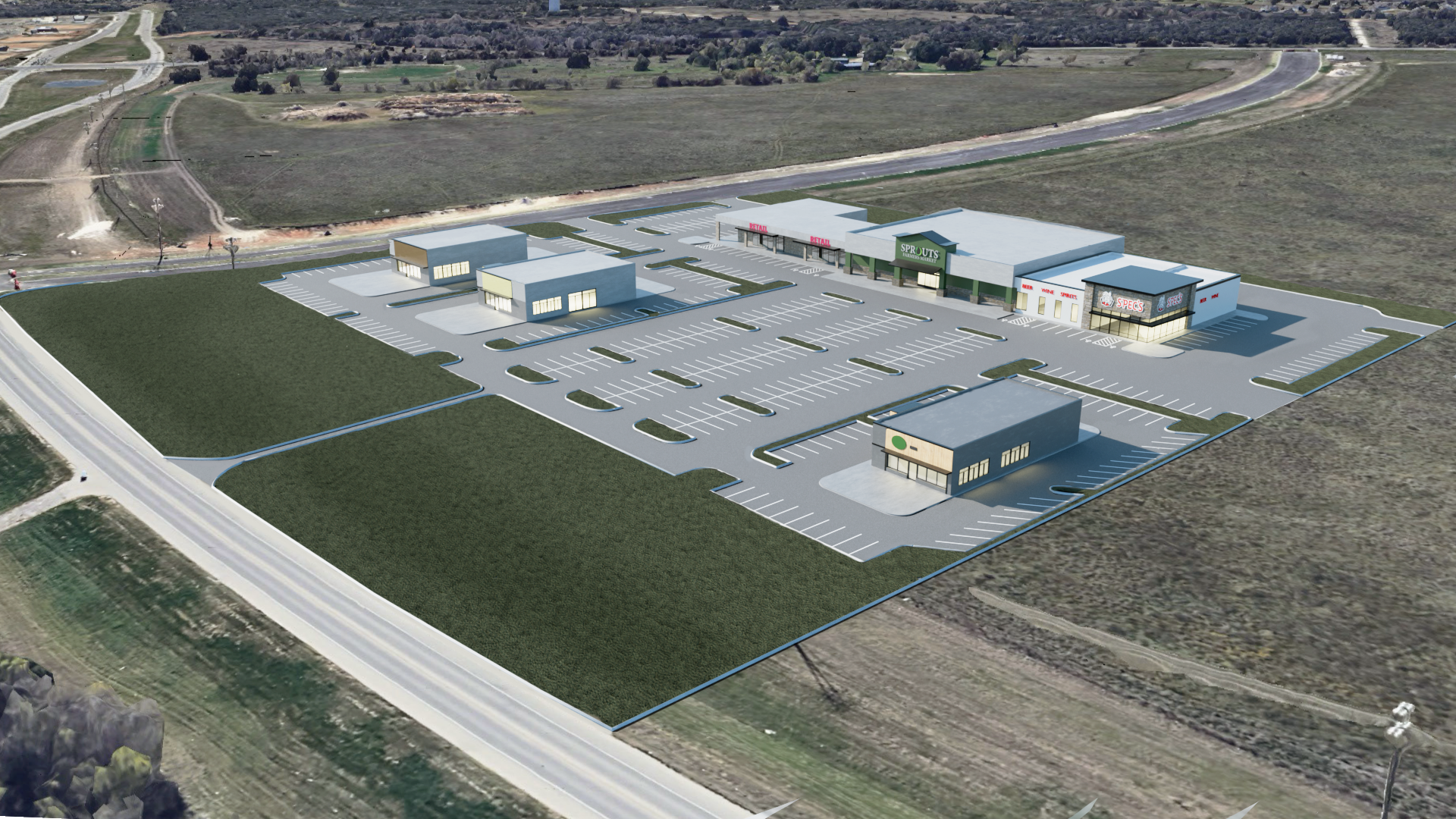 Liberty Hill development, render two