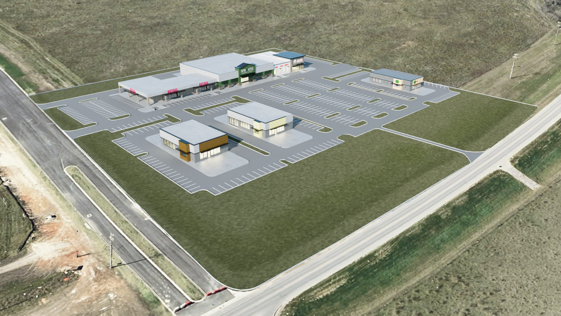 Liberty Hill development, render three