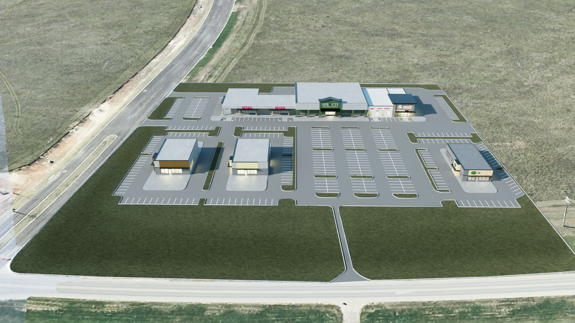 Liberty Hill development, render four