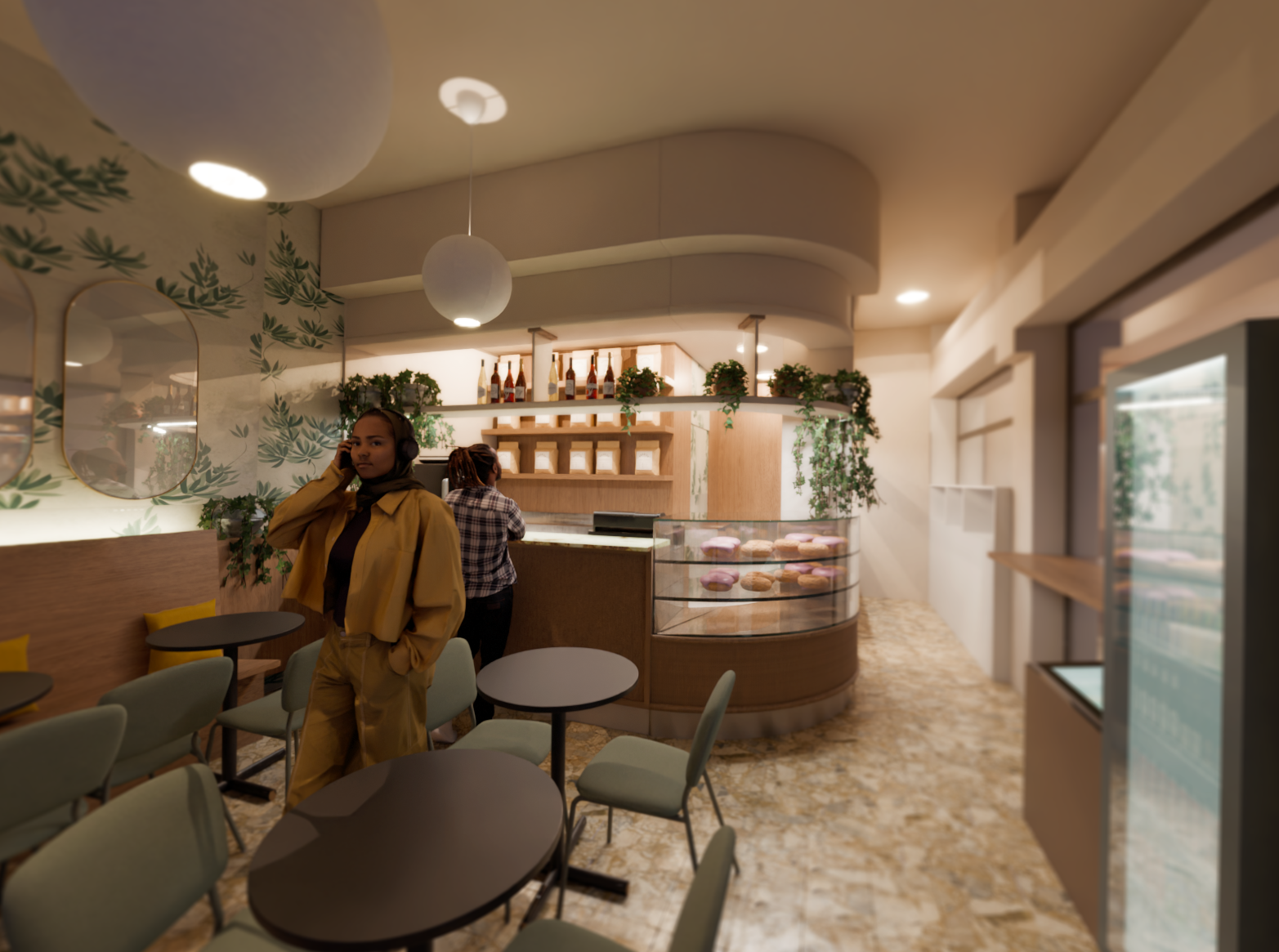 Marconi interior, render three