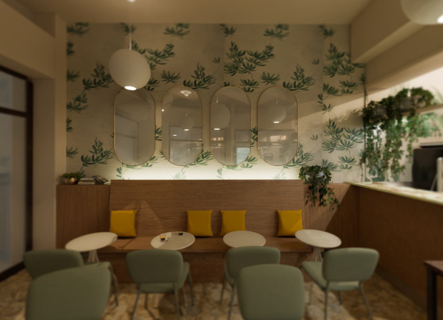 Marconi interior, render four