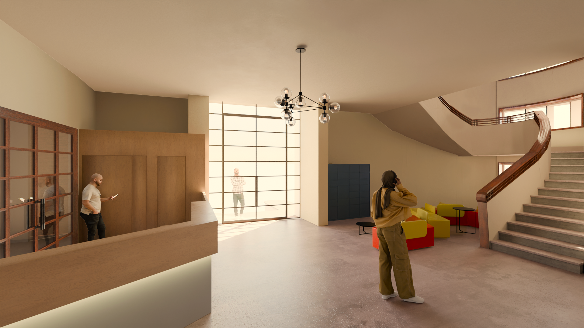 Student Dorm on Historical Building